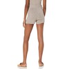 The Drop Ladies Adrienne Pull-On Knit Shorts Heather Mushroom S