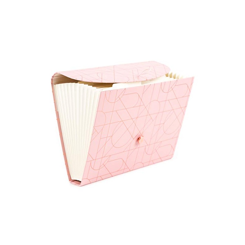 U Brands Modern Pretty Fashion Expandable File Folder, Letter Size,