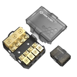 RAPTOR by METRA Electronics PRO Series MANL Fused 4-Position Distribution Block - RMANL4