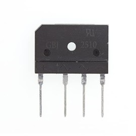 5 PCS GBJ2510 25A 1000V Bridge Rectifier Diode Glass Passivation Single Phase Diode