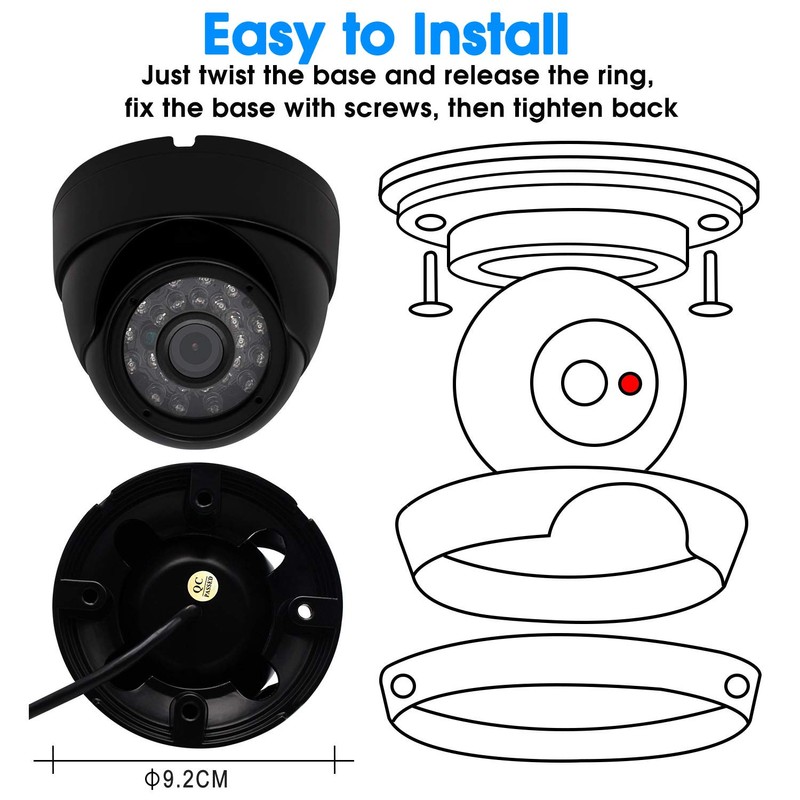 Svpro Waterproof USB Camera 1080P Night Vision infrared Camera High