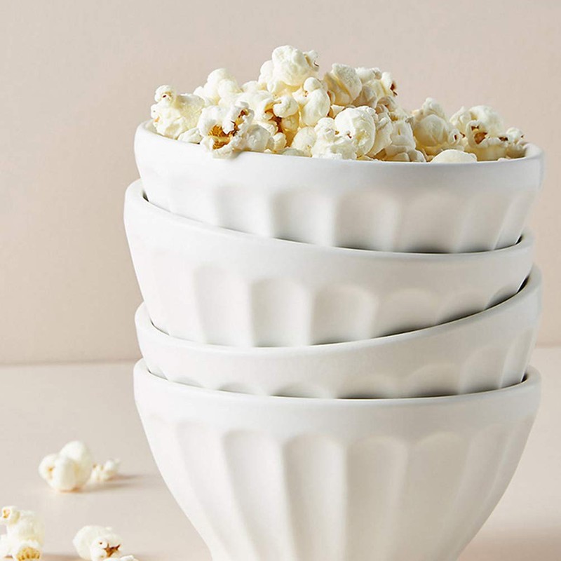 Foraineam Set of 6 Pcs 18 Ounce Porcelain Cereal Bowls
