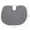 TRIXES Hair Cutting/Barbers Cape - Adjustable Black and White Stripe