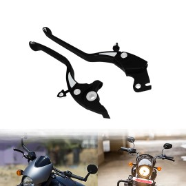 HDBUBALUS Black Brake Lever Set Brake Clutch Levers Fit For Harley Street 500 750 16-2023