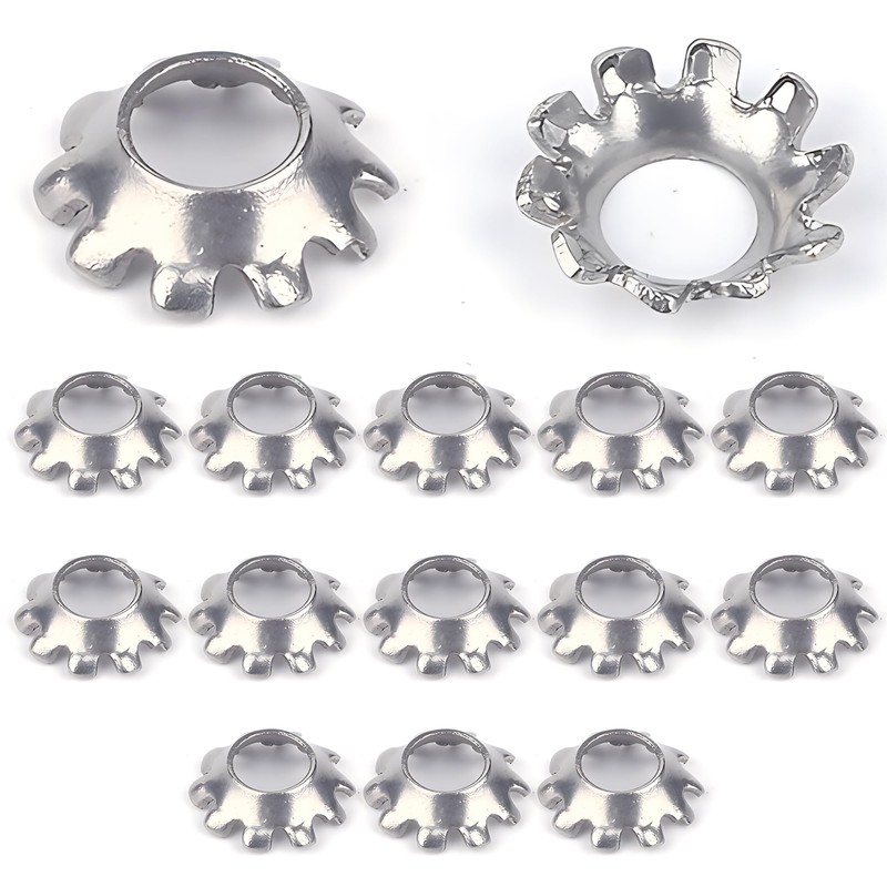 REYLNXR Cone Seriflock Washer, 304 Stainless Steel, Shedding Prevention, Electrostatic