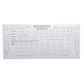 Diamond, Gemstone & Bead Sizing Template Estimator