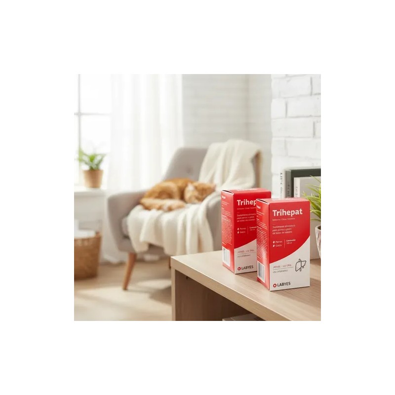 Trihepat Labyes 100ml Protector Hepático Perro Y Gato 3 Pz