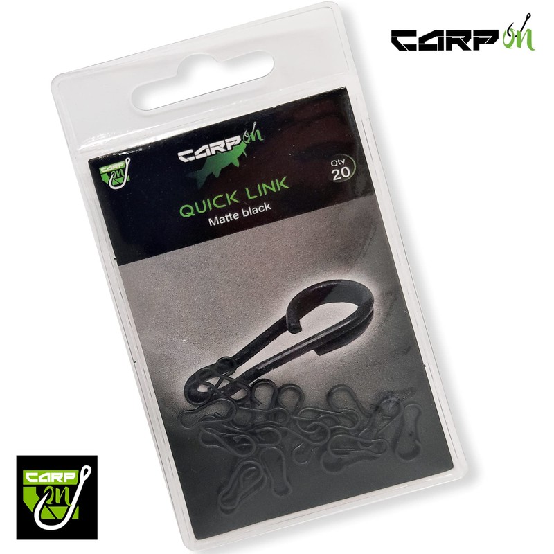 Carp On - Pack of 20 Fishing QUICK LINKS Made