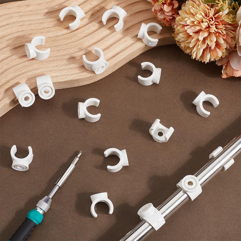 GORGECRAFT Pack of 20 12 mm PEX Clips Pipe Clips