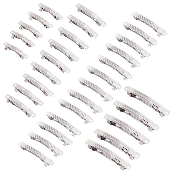 PH PandaHall 120pcs Eisen Haar Barrette Findings, Französisch Haar Clip