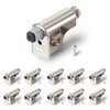 10 Pcs Soft Close Damper for Cabinet Doors/Wardrobe Doors,Adjustable Hydraulic