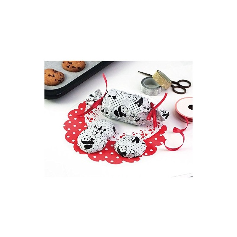 Panda Pattern Aluminum Foil, 7.9 x 6.6 ft (20 x