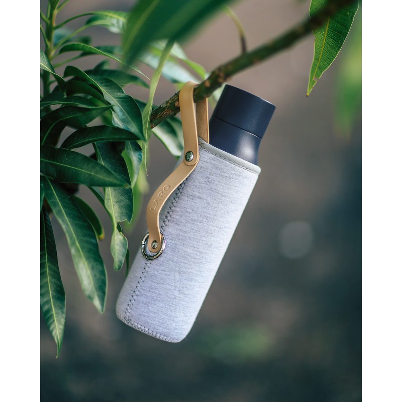 LARQ Bottle Limited Edition Travel Sleeve with Easy-Carry Leather Strap