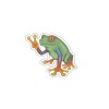 PopArt Tree Frog Sticker Decal Peace