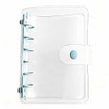 CHANGJIQ Clear Binder Cover A7 6-Hole PVC Made m6 Mini