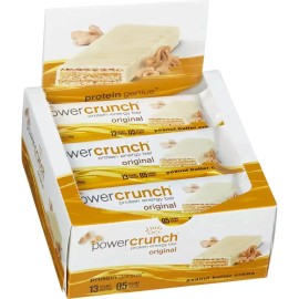 Power Crunch 4 PACK Power Crunch Protein Energy Bar Flavor Peanut Butter Creme 1.4 oz, 12 ct