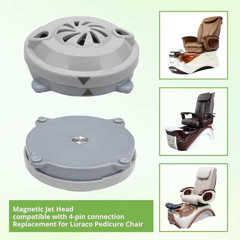 Luojiedejinbiao Magnetic Head Jet Pedicure SPA Chair Replacement Part for