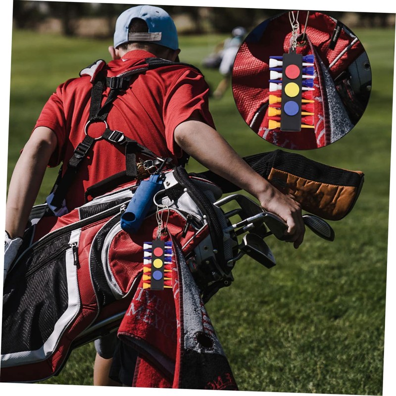 Outanaya Golf Tee Holders Set 4 Pcs Plastic Tee Carriers