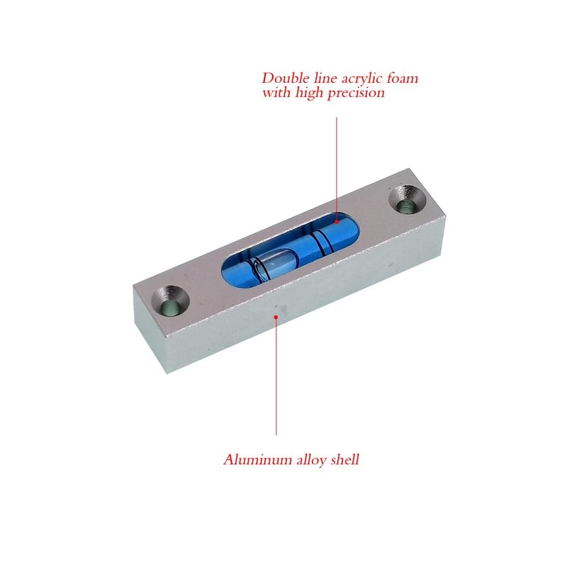 The Yan He Aluminum Alloy Small Bar Level, Square Horizontal