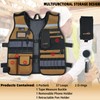 MELOTOUGH Tool Vest for Men Reflective Safety Tool Vest with