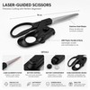 Laser Guided Scissors for Crafts & Sewing – Stainless Steel