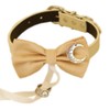 Champagne Dog Bow Tie ring bearer, Pet Wedding, Proposal, Dog