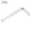 QUARKZMAN Pack of 3 L-shaped square head wrenches, 8 mm,