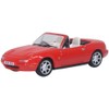 OXFORD 1/76 Mazda MX-5 Roadster NA Red Oxford Mini Car