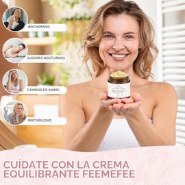 FeeMeFee Crema De Ñame Silvestre 2 Oz, Crema Equilibrante Orgánica Para Mujeres, Nutrición E Hidratación Profundas, Elaborada Con Raíz De Ñame Silvest