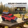 WSTER WS-696 Solar Off-Road SUV Bluetooth Speaker (Red)