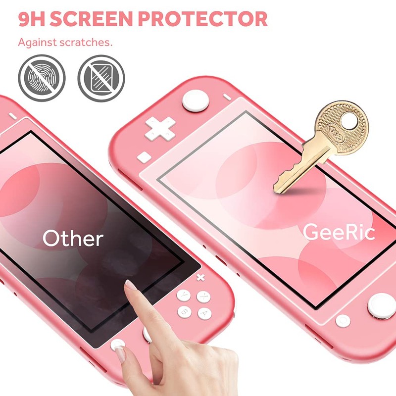 GeeRic Funda para Switch Lite 8 en 1, Kit de