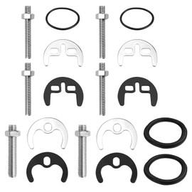 4 Pieces Mounting Tap, MYLERCT Tap Fixing, Single Hole Mounting Set, Seal Tap Sink, Suitable for Kitchen, Bathroom, Laundry Room