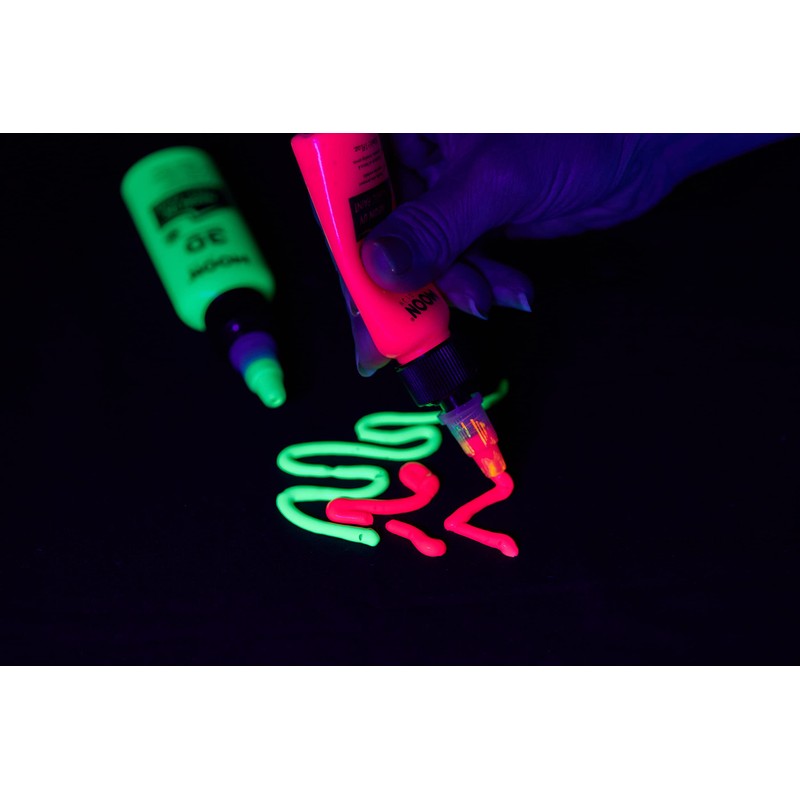 Moon Glow - Neon UV 3D Fabric Paint - 30ml