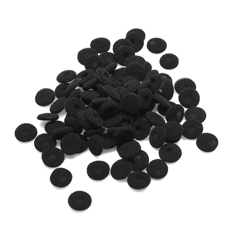Shapenty Black Soft Foam Earbuds Cushions Earphone Headphone Cap Protector