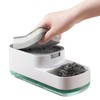 Gusto Plastic Liquid Soap Dispenser with Sponge Holder for Sink