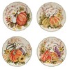 Certified International Harvest Morning Salad/Dessert Plates, Multicolor, Medium, Set of