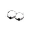 WINDALF Ronya Bohemian Hoop Earrings 14 mm Gothic Jewellery with
