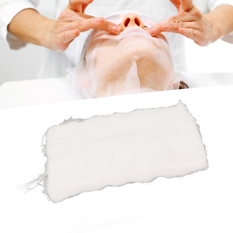 200 Sheets Facial Mask Gauze Breathable Strong Absorption Disposable Thin
