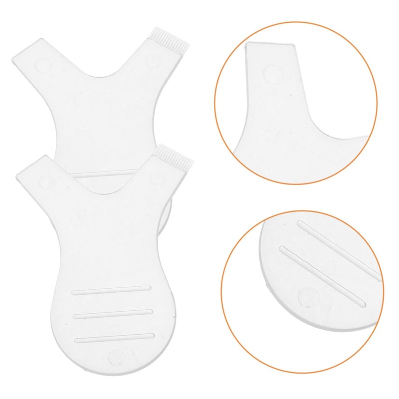 WOONEKY 100pcs Y Comb Eyelash Lift Tool Transparent Lash Perm