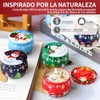 Velas Aromaticas Regalo Navidad 6PCS Velas Navideas Decorativas Vela de