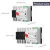 Compact Automatic Transfer Switch Electrical Selector Switches Dual Power Switch