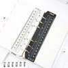 JKJF A5 Ruler A6 Ruler Bookmark Ruler Plastic Page Marker