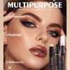 12PCS Eye Shadow Sticks Set, Waterproof Eyeshadow Stick, Highlighting Pigmented