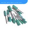 Luo ke 20 Pcs Rubber Polishing Bits, 1/8'' Shank Silicone