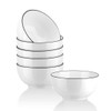 YOLIFE 26 Ounce Soup Bowls, Porcelain Cereal Salad Bowls -