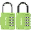 Puroma 2 Pack Combination Lock 4 Digit Locker Lock Outdoor