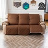 Genina Waterproof Couch Cover for Reclining Couch 3 Seater Non-Slip,