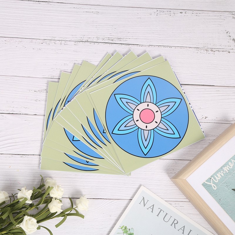 10Pcs 15x15cm Beautiful Kitchen Floor Sticker Non-Slip Removable Waterproof Wall