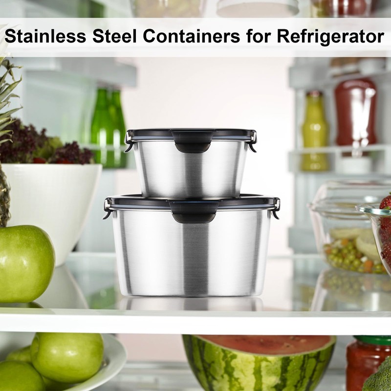 Baalaka Food Storage Containers, Airtight Food Storage Containers with Lids,