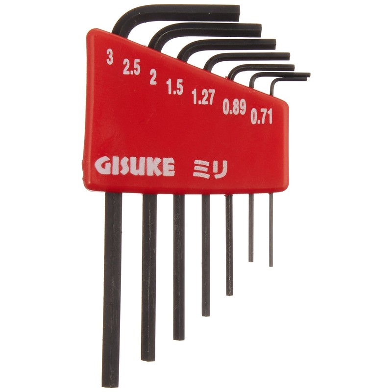 Takagi GISUKE Precision Hex Key Holder Included, Millimeter, Set of
